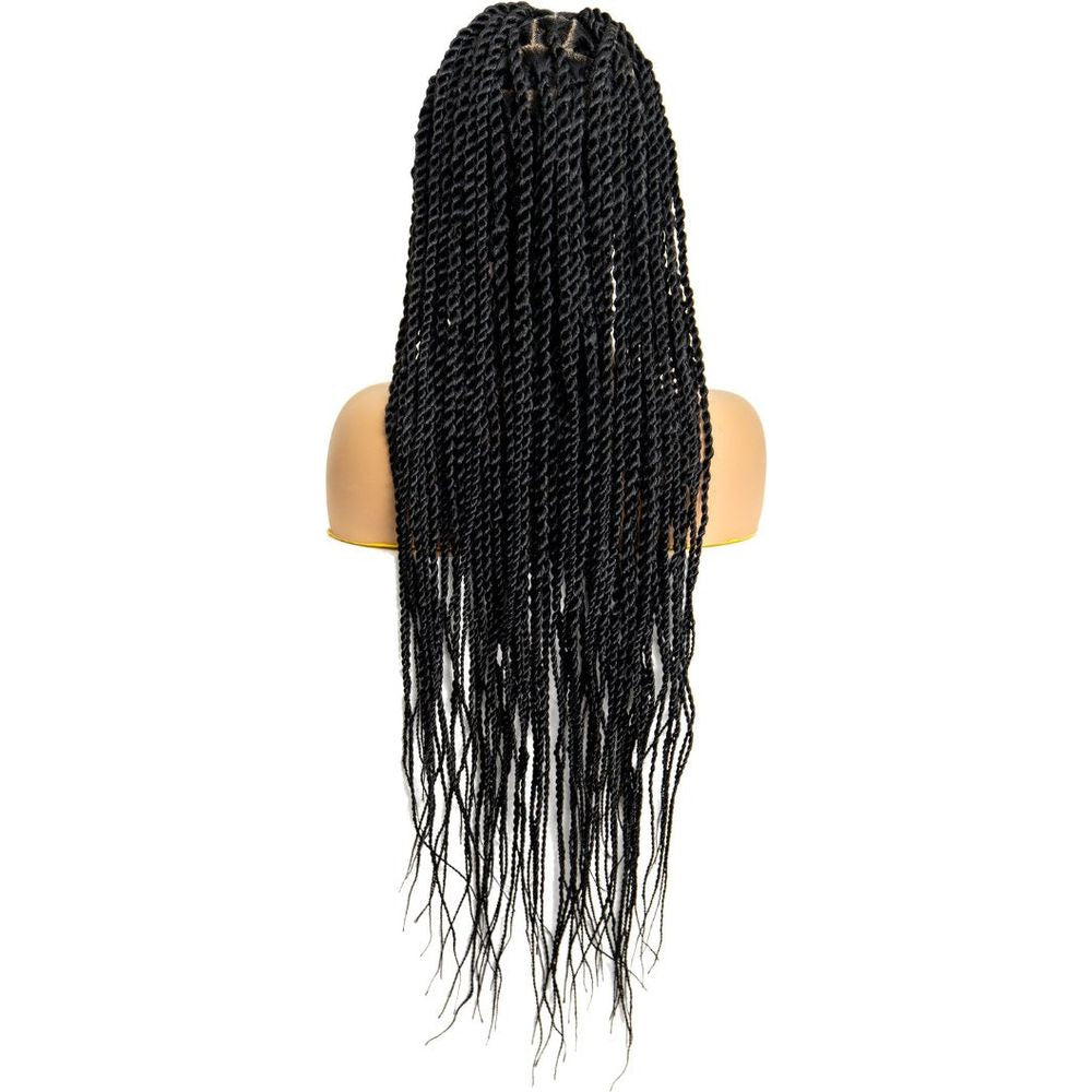 B & B Knotless Synthetic 100% Full HD Lace Wig - Senegal Twist 32"