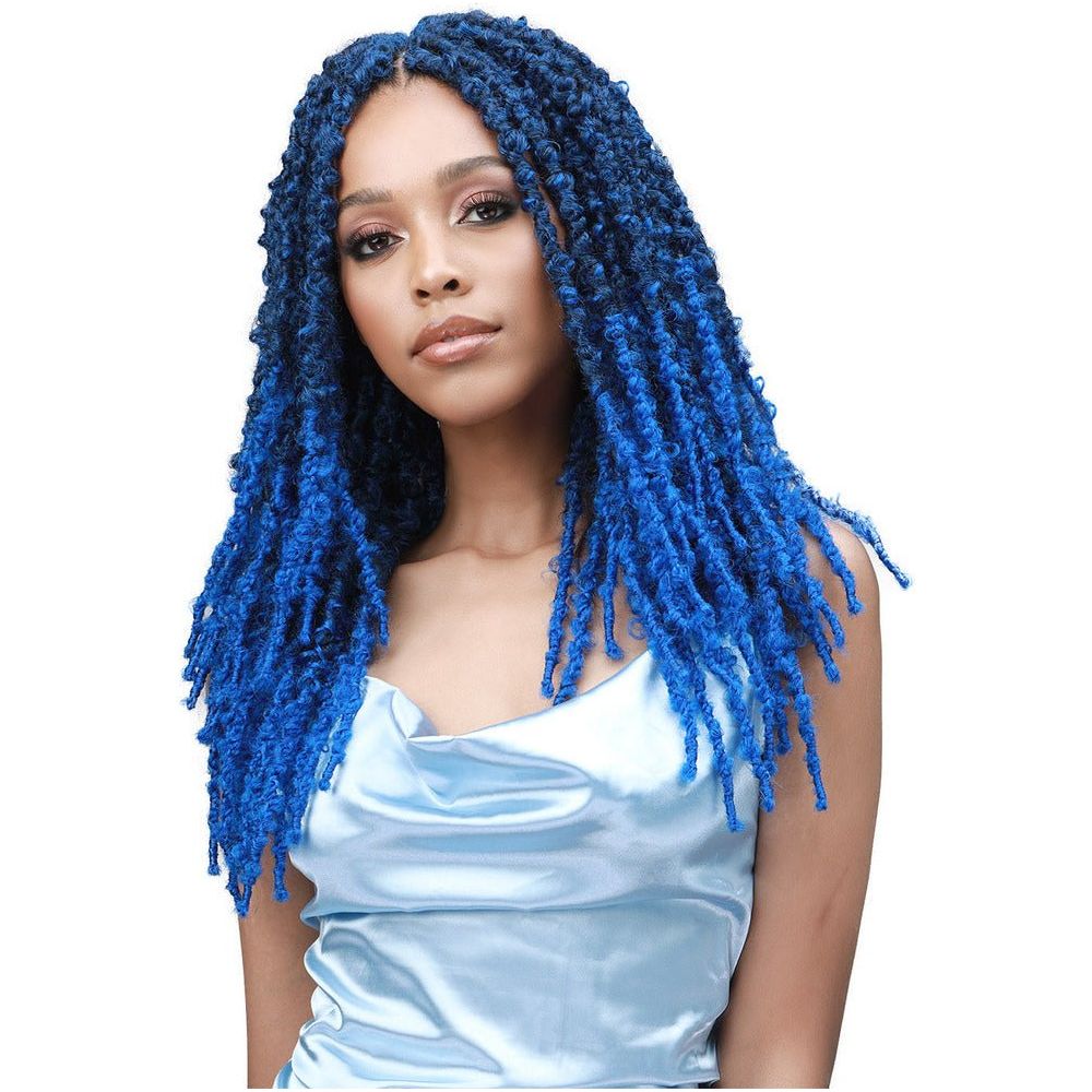 Bobbi Boss Cali Butterfly Locs 3x 14 Pre-Looped Synthetic Crochet Hair  Braid