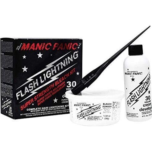 Blue Lightning® Bleach Kit - 30 Volume with Mega Blue Powder - Tish &  Snooky's Manic Panic