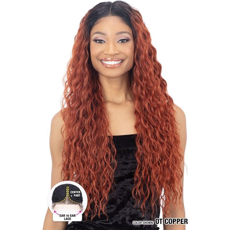 Shake N Go Freetress Equal Level Up Synthetic HD Lace Front Wig Geneve