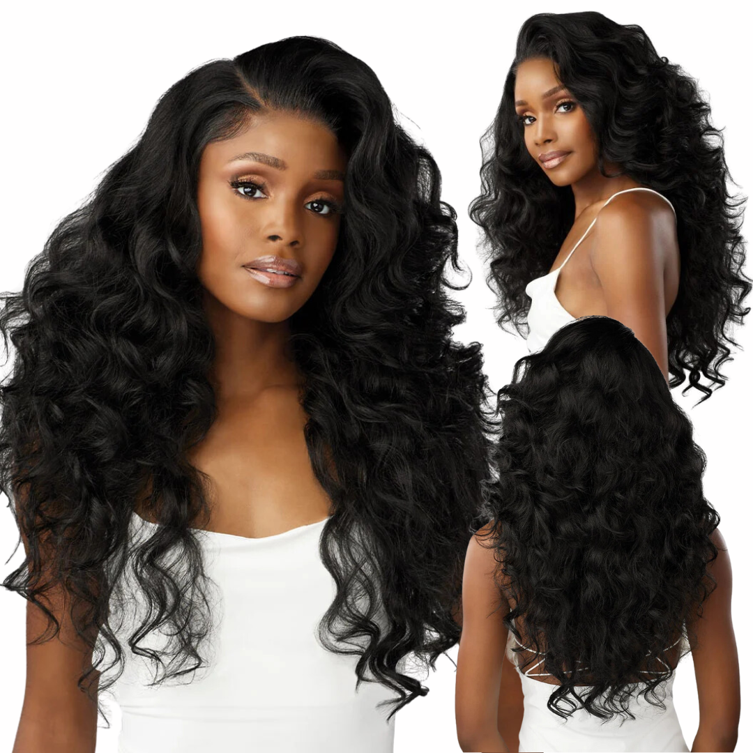 Sensationnel Bare Lace Human Hair Blend Full Lace Wig - Unit 4