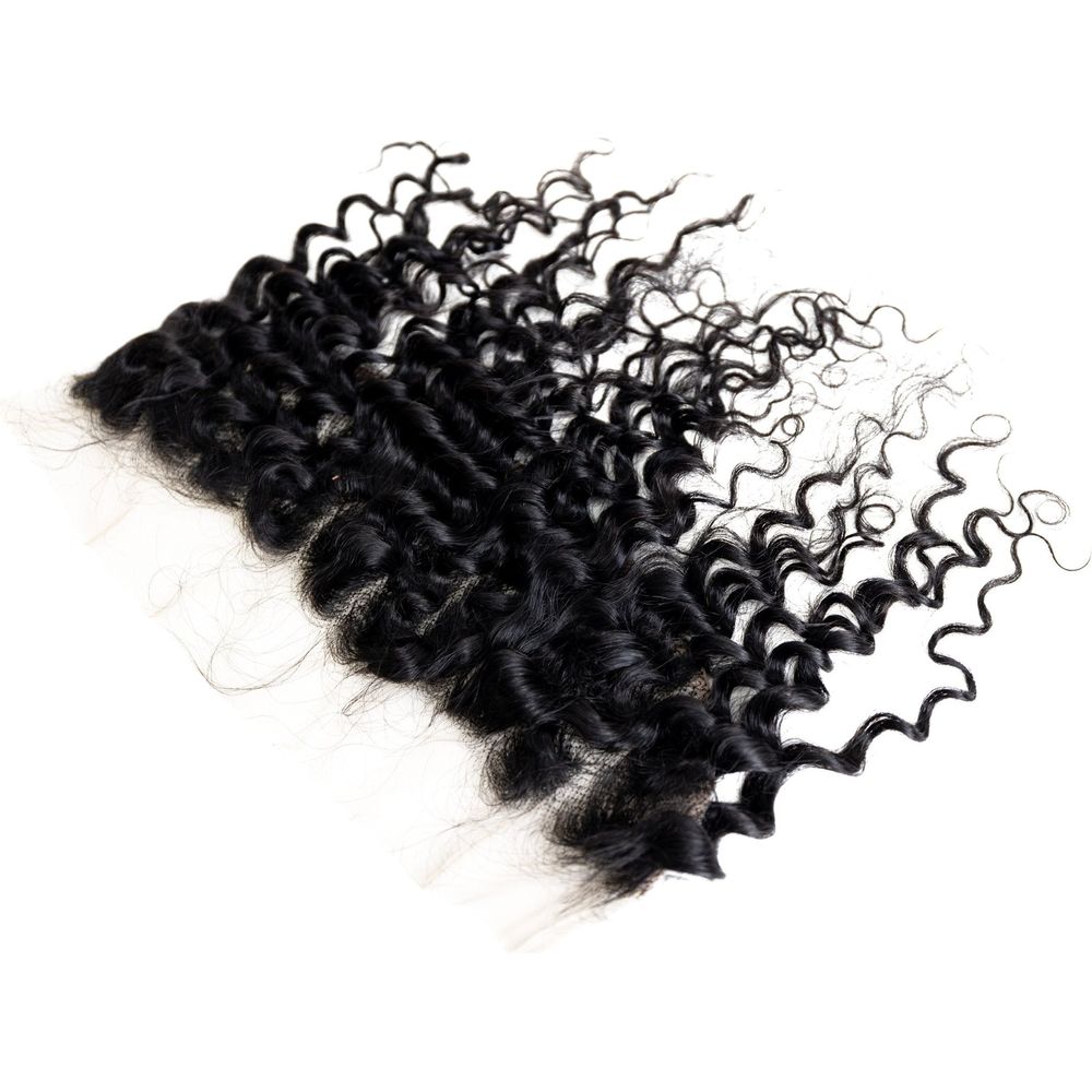 B & B Express 100% Brazilian Human Hair 13x4 Lace Frontal - Deep Wave - Beauty Exchange Beauty Supply