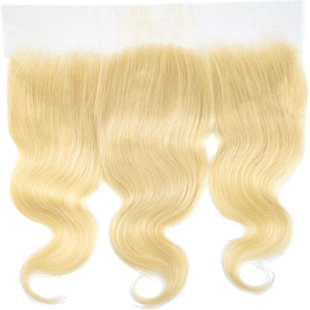 B & B Gold 100% Brazilian Human Hair 13x4 Lace Frontal - #613 - Beauty Exchange Beauty Supply