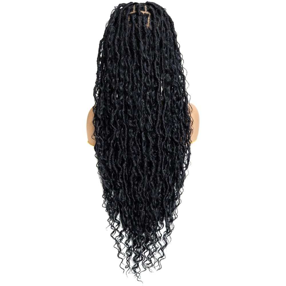 B & B Knotless Synthetic Full Lace Braided Wig - Boho Loc 32" - Beauty Exchange Beauty Supply