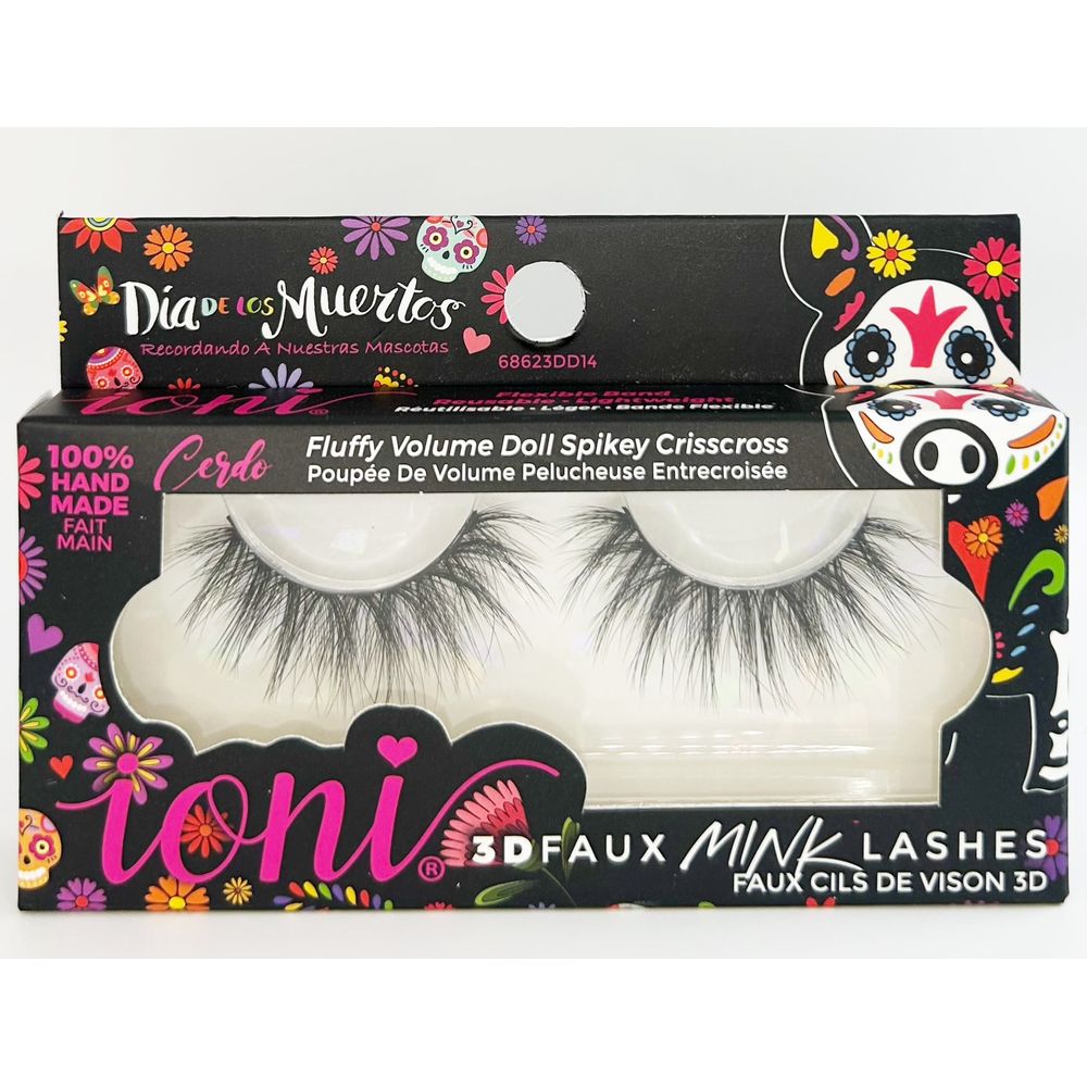 Ioni 3D Faux Mink Lashes Collection - Dia De Los Muertos - Beauty Exchange Beauty Supply