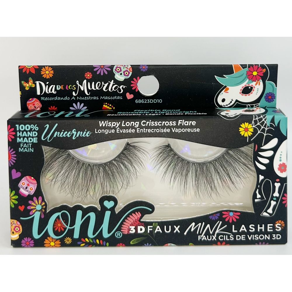 Ioni 3D Faux Mink Lashes Collection - Dia De Los Muertos - Beauty Exchange Beauty Supply