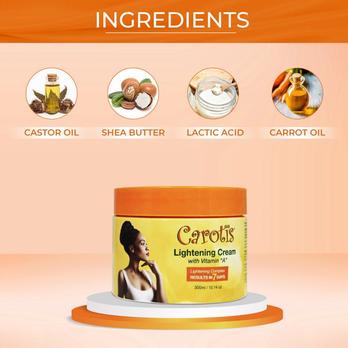 Mitchell Brands Carotis 7 Day Vitamin A Lightening Cream 10.14oz/300ml - Beauty Exchange Beauty Supply