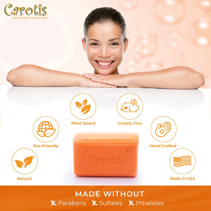 Mitchell Brands Carotis Active Carrot Vitamin A Exfoliating Soap 7oz/200g - Beauty Exchange Beauty Supply