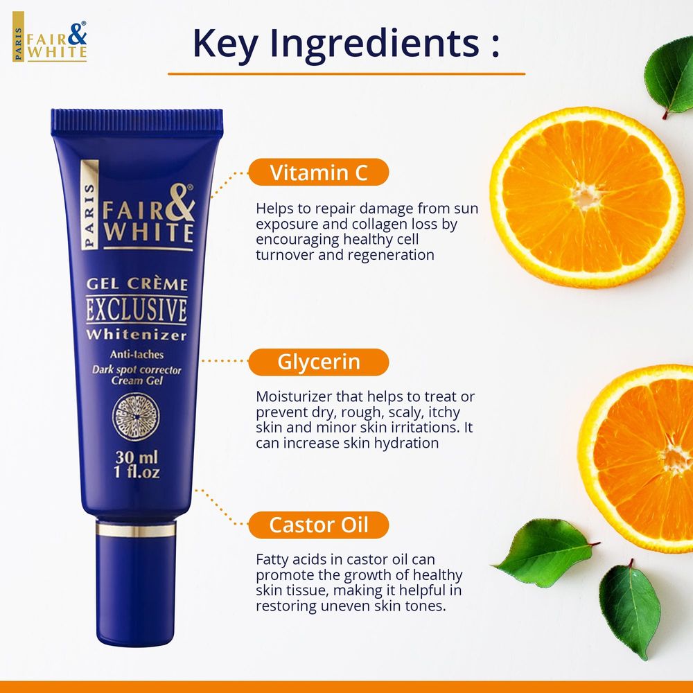 Mitchell Brands Fair & White Exclusive Vitamin C Gel Cream 1oz/30ml - Beauty Exchange Beauty Supply