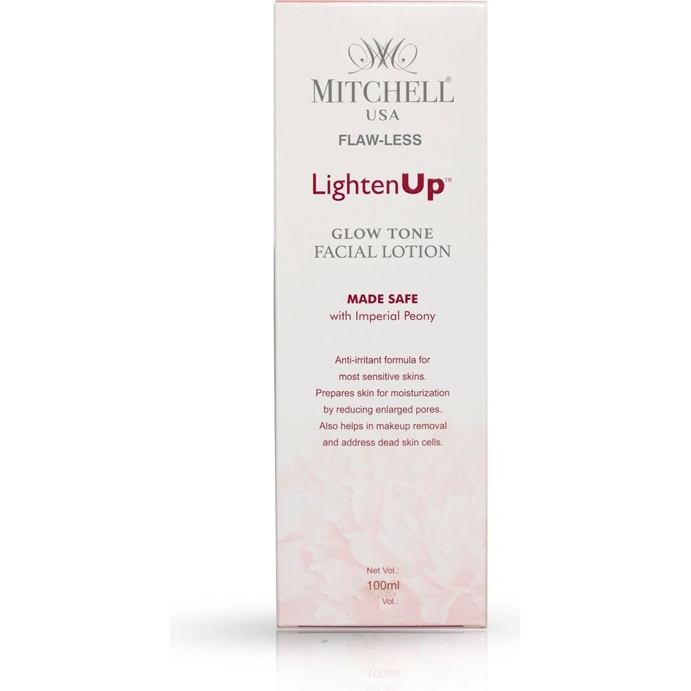 Mitchell Brands Lighten Up Flaw - Less Glow Tone Facial Lotion 3.38oz/100ml - Beauty Exchange Beauty Supply