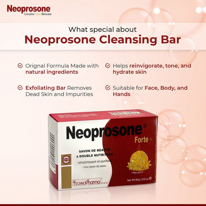 Mitchell Brands Neoprosone Antibacterial Cleansing Bar 2.02oz/80g - Beauty Exchange Beauty Supply