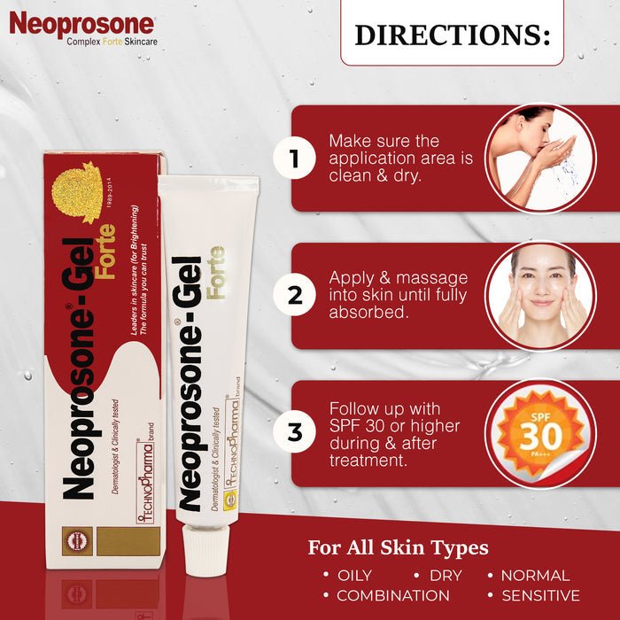Mitchell Brands Neoprosone Brightening Moisturizer Cream Gel 1oz/30g - Beauty Exchange Beauty Supply