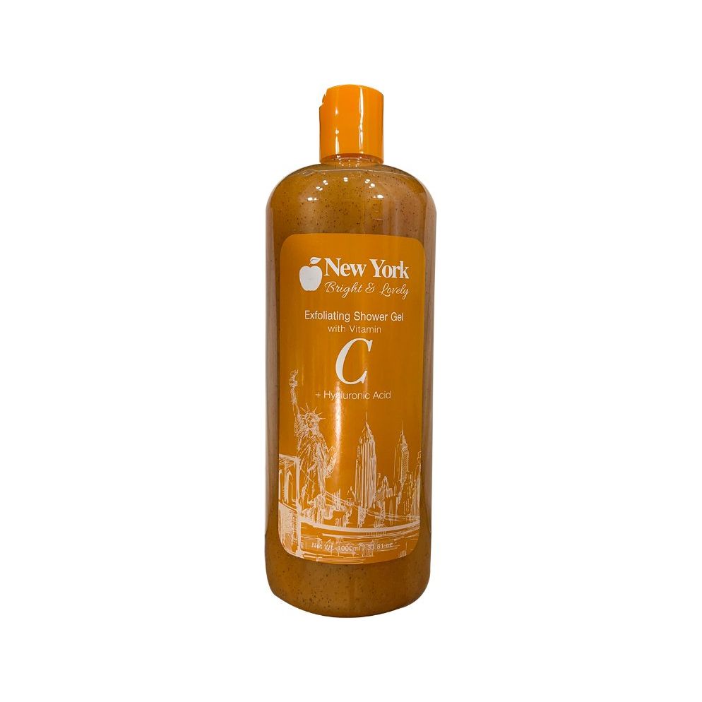 Mitchell Brands New York Bright & Lovely Vitamin C Exfoliating Shower Gel 33.8oz/1000ml - Beauty Exchange Beauty Supply