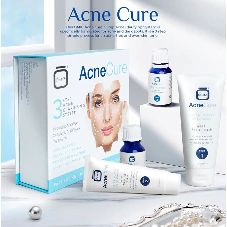 Mitchell Brands Omic+ AcneCure 3 Step Acne Clarifying System - Beauty Exchange Beauty Supply