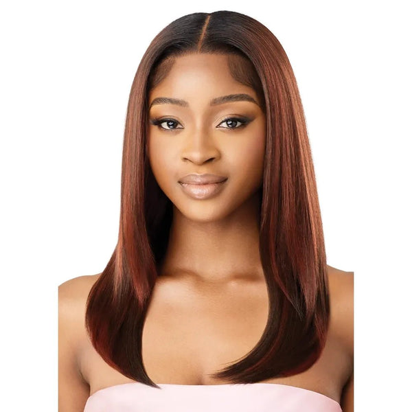 Outre Airtied 100 Fully Hand Tied Human Hair Blend HD Lace Wig Slee