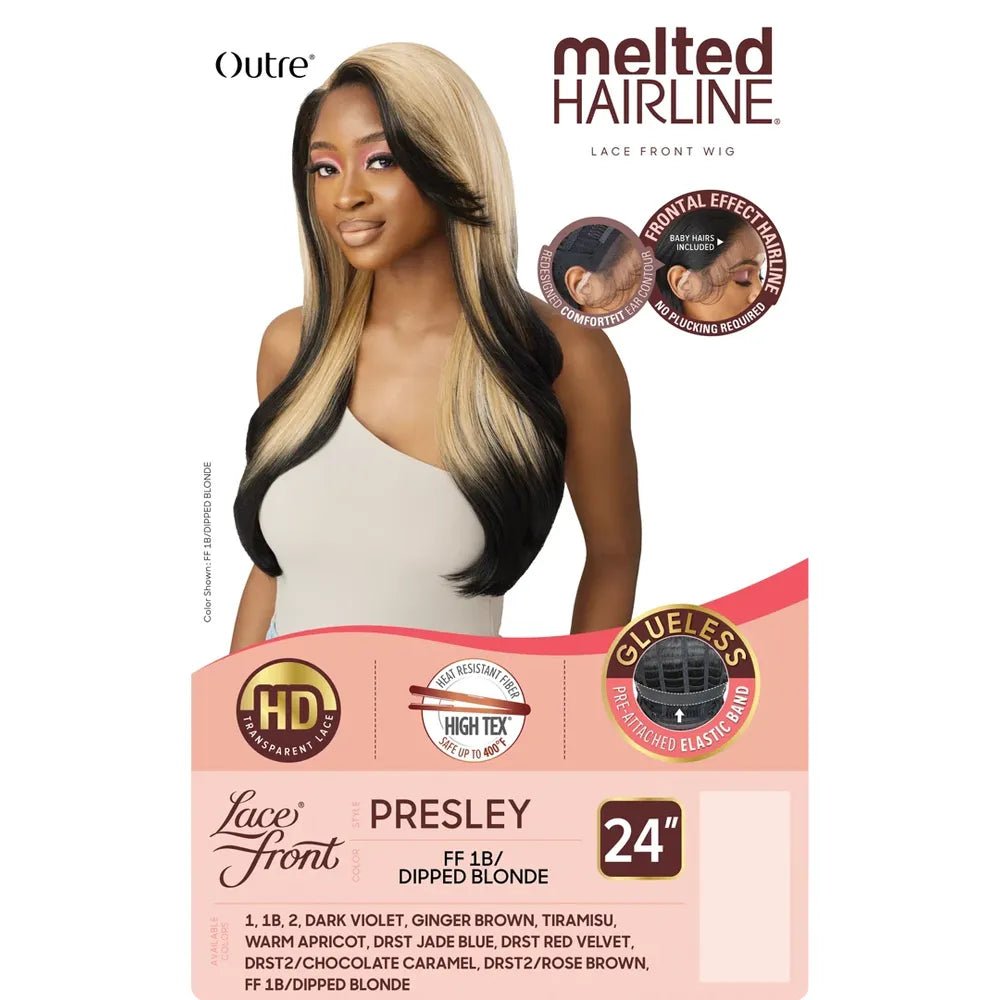 Outre Melted Hairline Synthetic HD Lace Front Wig - Presley - Beauty Exchange Beauty Supply