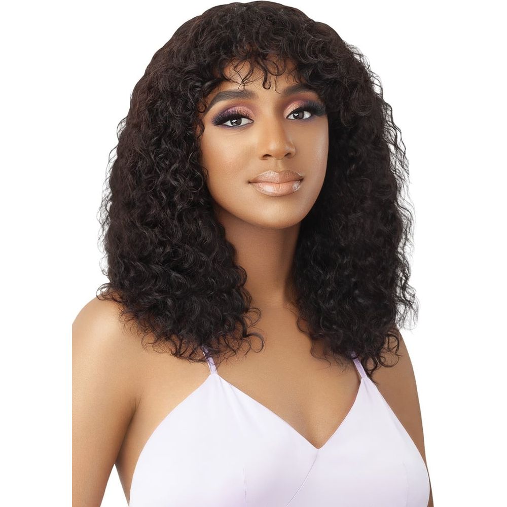 Outre MyTresses Purple Label 100% Human Hair Wet & Wavy Full Wig - Natural Curly 18" - Beauty Exchange Beauty Supply