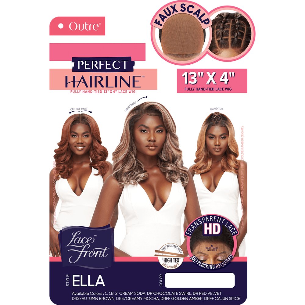 Outre Perfect Hairline 13x4 Synthetic HD Lace Front Wig - Ella - Beauty Exchange Beauty Supply