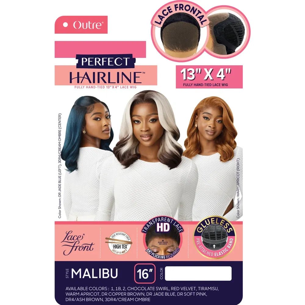 Outre Perfect Hairline 13x4 Synthetic HD Lace Front Wig - Malibu - Beauty Exchange Beauty Supply