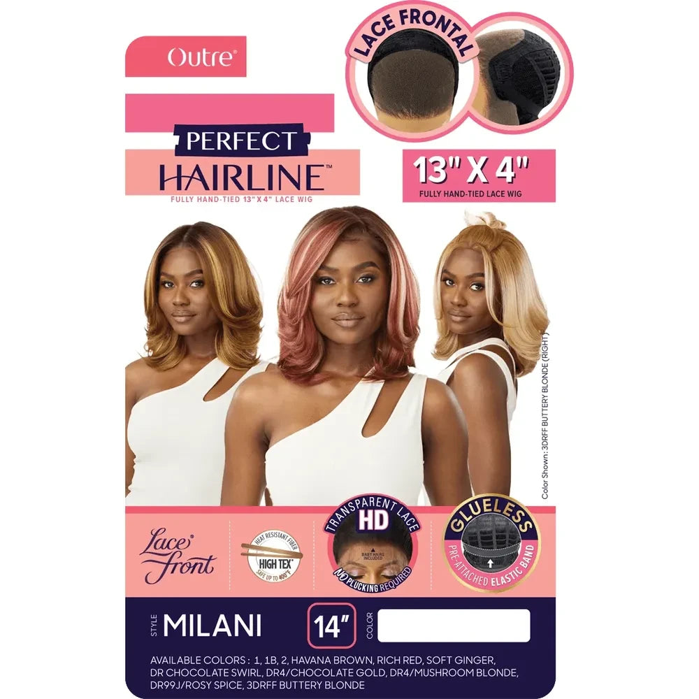 Outre Perfect Hairline 13x4 Synthetic HD Lace Front Wig - Milani - Beauty Exchange Beauty Supply