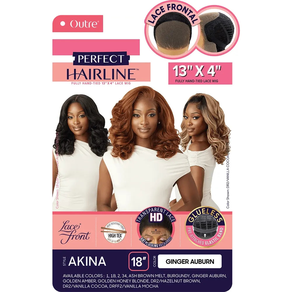 Outre Perfect Hairline 13x6 Synthetic HD Lace Front Wig - Akina - Beauty Exchange Beauty Supply