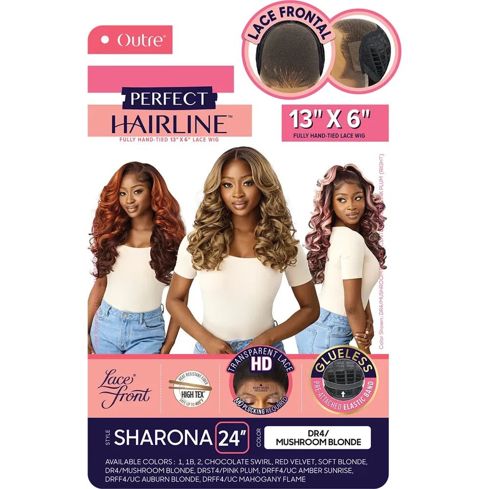 Outre Perfect Hairline 13x6 Synthetic HD Lace Front Wig - Sharona - Beauty Exchange Beauty Supply