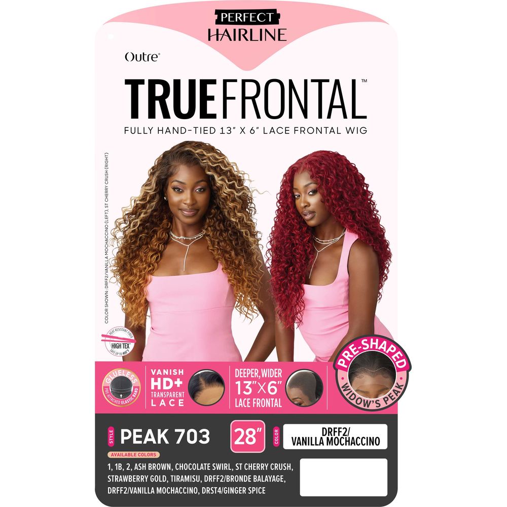 Outre Perfect Hairline True Frontal 13"x 6" HD Lace Front Wig - Peak 703 - Beauty Exchange Beauty Supply