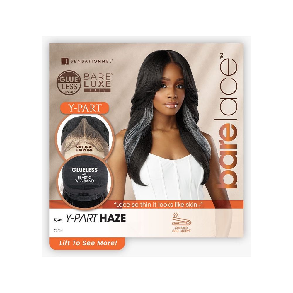 Sensationnel Bare Lace Synthetic HD Y-Part Lace Wig - Haze - Beauty Exchange Beauty Supply