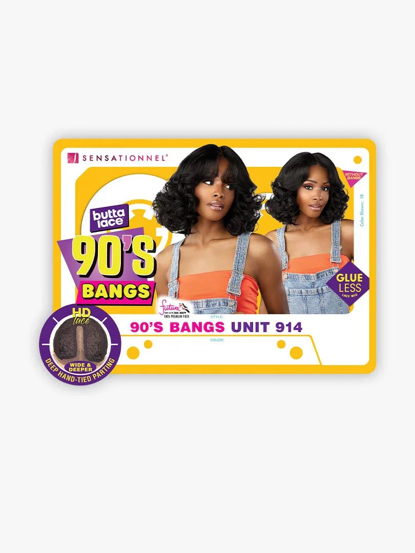 Sensationnel Butta Lace 90's Bang Glueless Synthetic HD Lace Wig - 914 - Beauty Exchange Beauty Supply