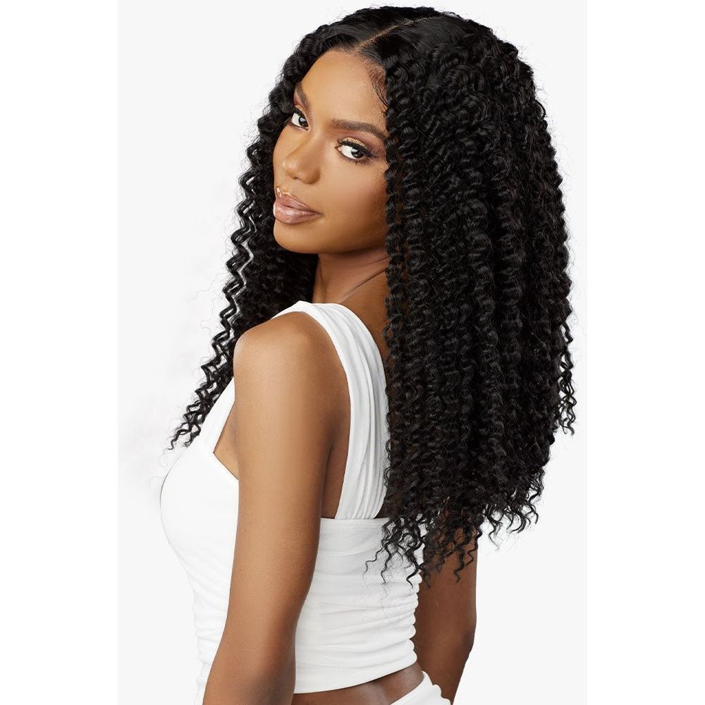 Sensationnel Butta Lace Human Hair Blend HD Lace Front Wig - Kinky Water Wave 18" - Beauty Exchange Beauty Supply