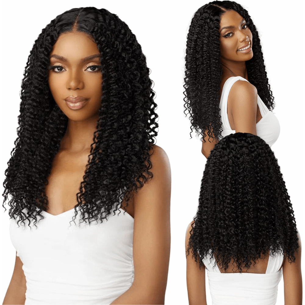 Sensationnel Butta Lace Human Hair Blend HD Lace Front Wig - Kinky Water Wave 18" - Beauty Exchange Beauty Supply