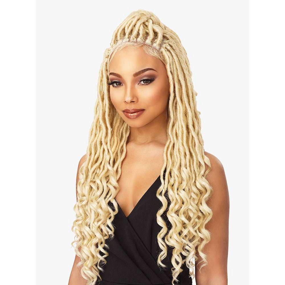 Sensationnel Cloud 9 4x4 Lace Parting Synthetic Braided Wig - Goddess Locs - Beauty Exchange Beauty Supply