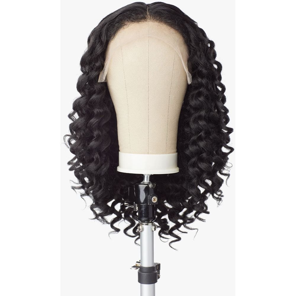 Sensationnel Curls Kinks & Co Kinky Edges Y - Part Synthetic HD Lace Front Wig - Kinky Rod Curl 18" - Beauty Exchange Beauty Supply