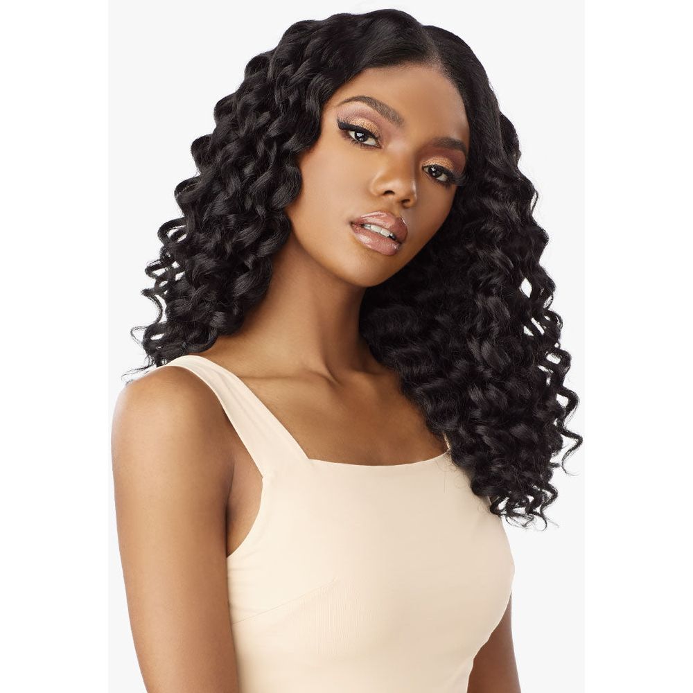 Sensationnel Curls Kinks & Co Kinky Edges Y - Part Synthetic HD Lace Front Wig - Kinky Rod Curl 18" - Beauty Exchange Beauty Supply