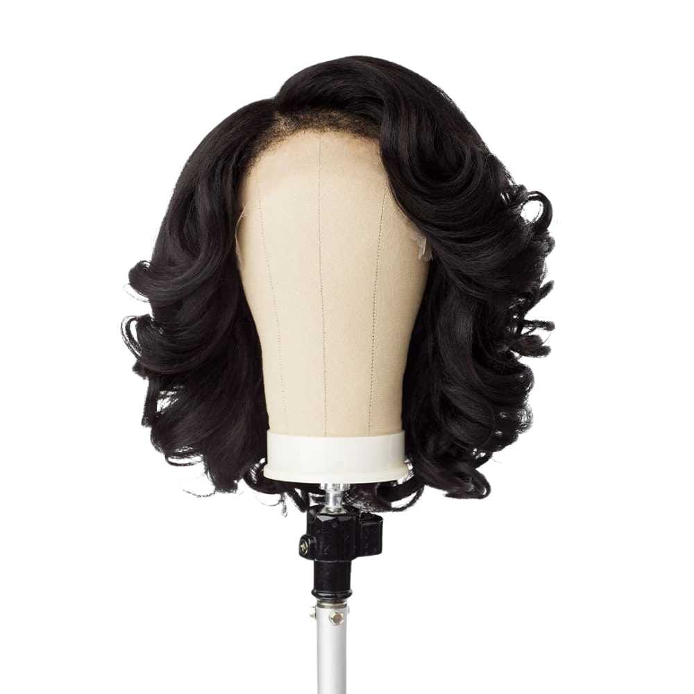 Sensationnel Curls Kinks & Co Kinky Edges Y - Part Synthetic HD Lace Front Wig - Kinky Volume Curl 14" - Beauty Exchange Beauty Supply