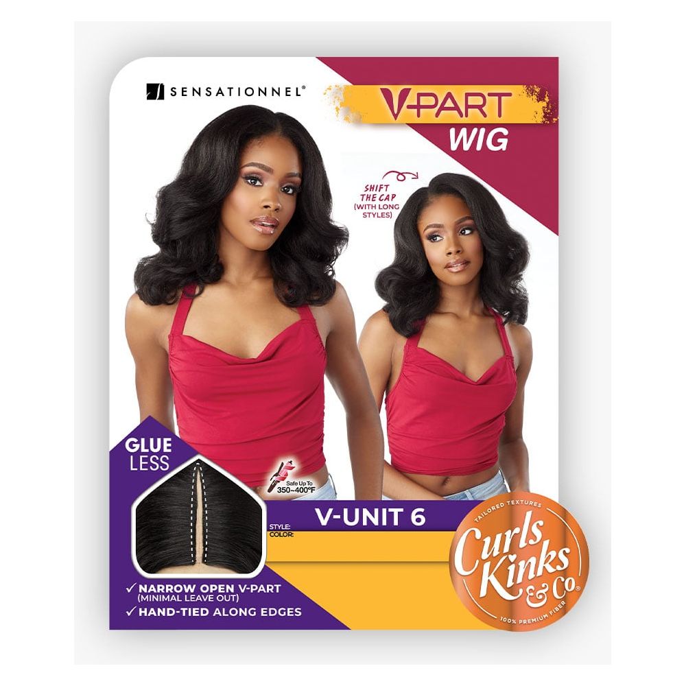 Sensationnel Curls Kinks &Co V - Part Synthetic HD Lace Wigs - V - Unit 6 - Beauty Exchange Beauty Supply