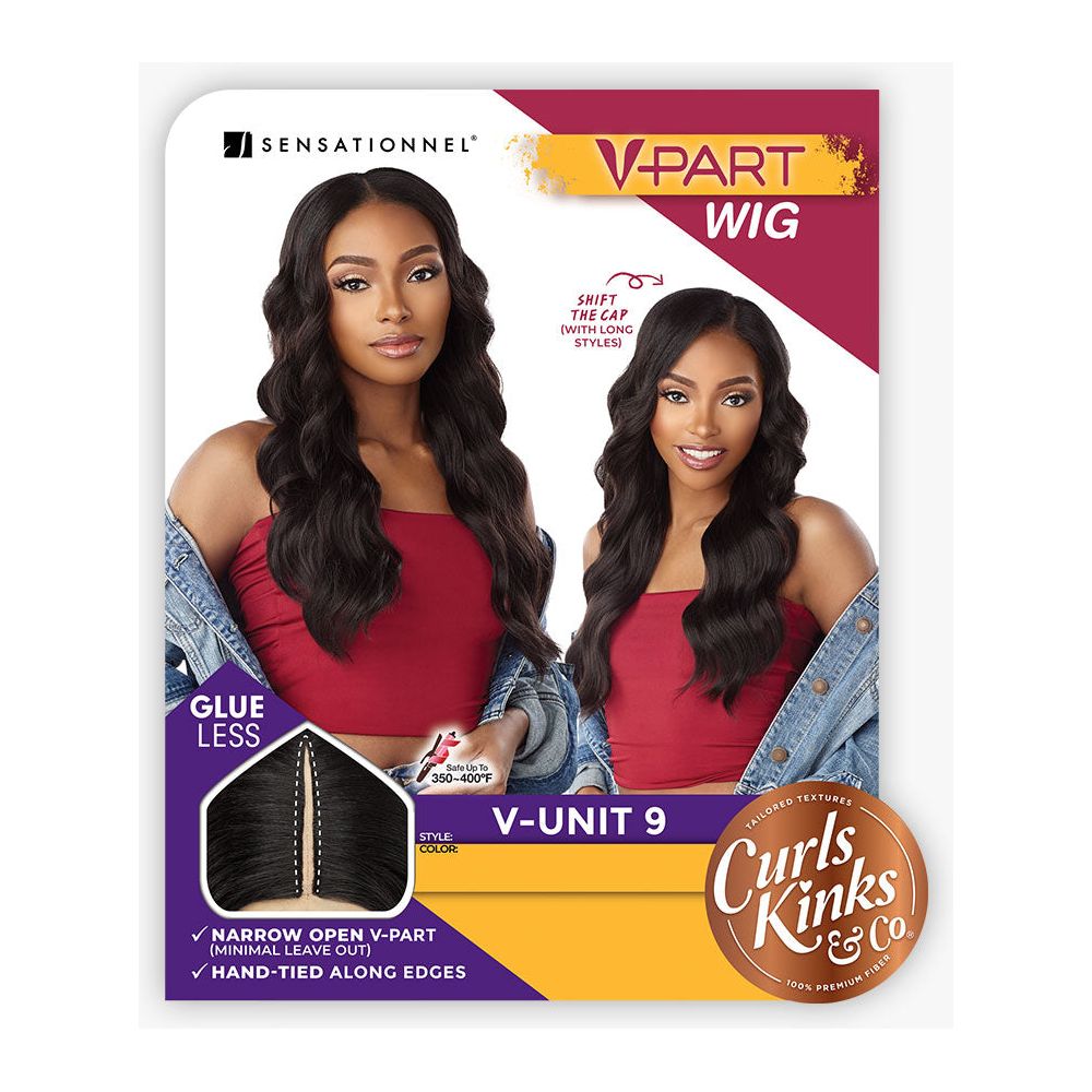 Sensationnel Curls Kinks &Co V - Part Synthetic HD Lace Wigs - V - Unit 9 - Beauty Exchange Beauty Supply