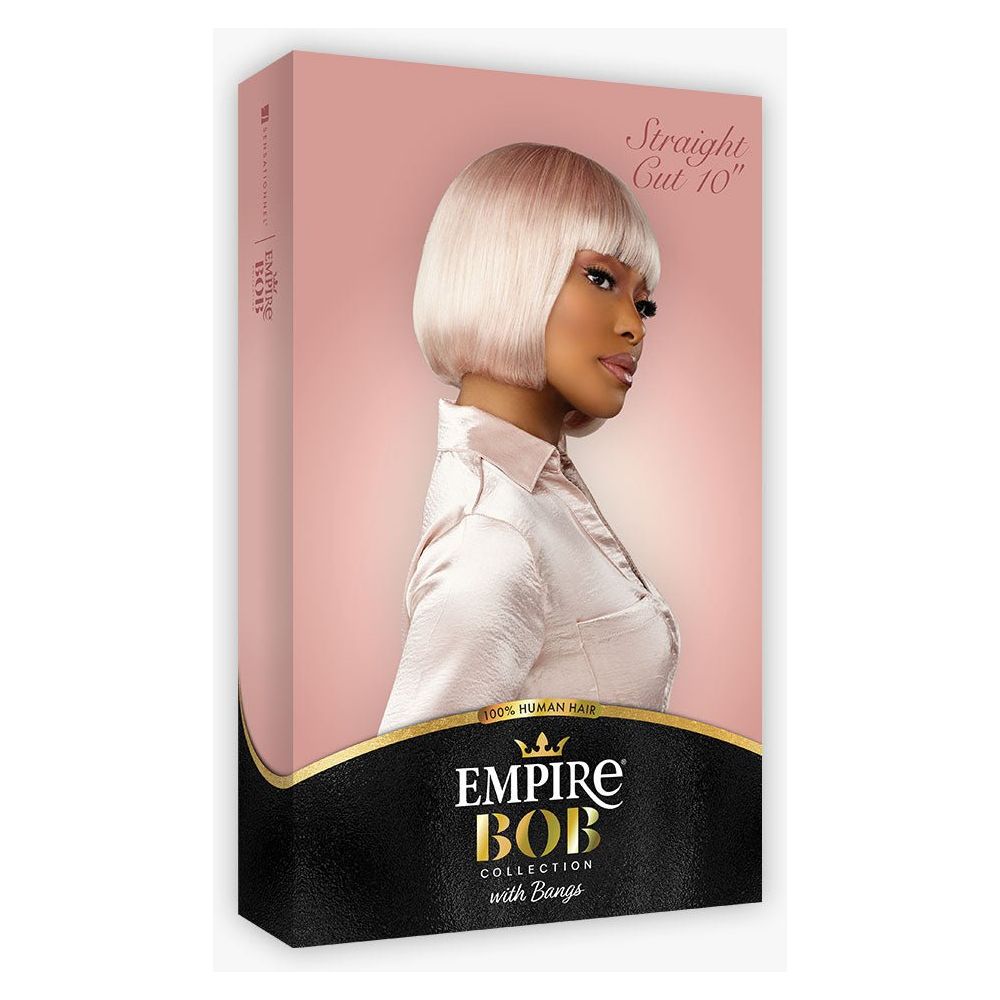 Sensationnel Empire Bob Collection 100% Human Hair Full Wig - Straight Cut 10" - Beauty Exchange Beauty Supply