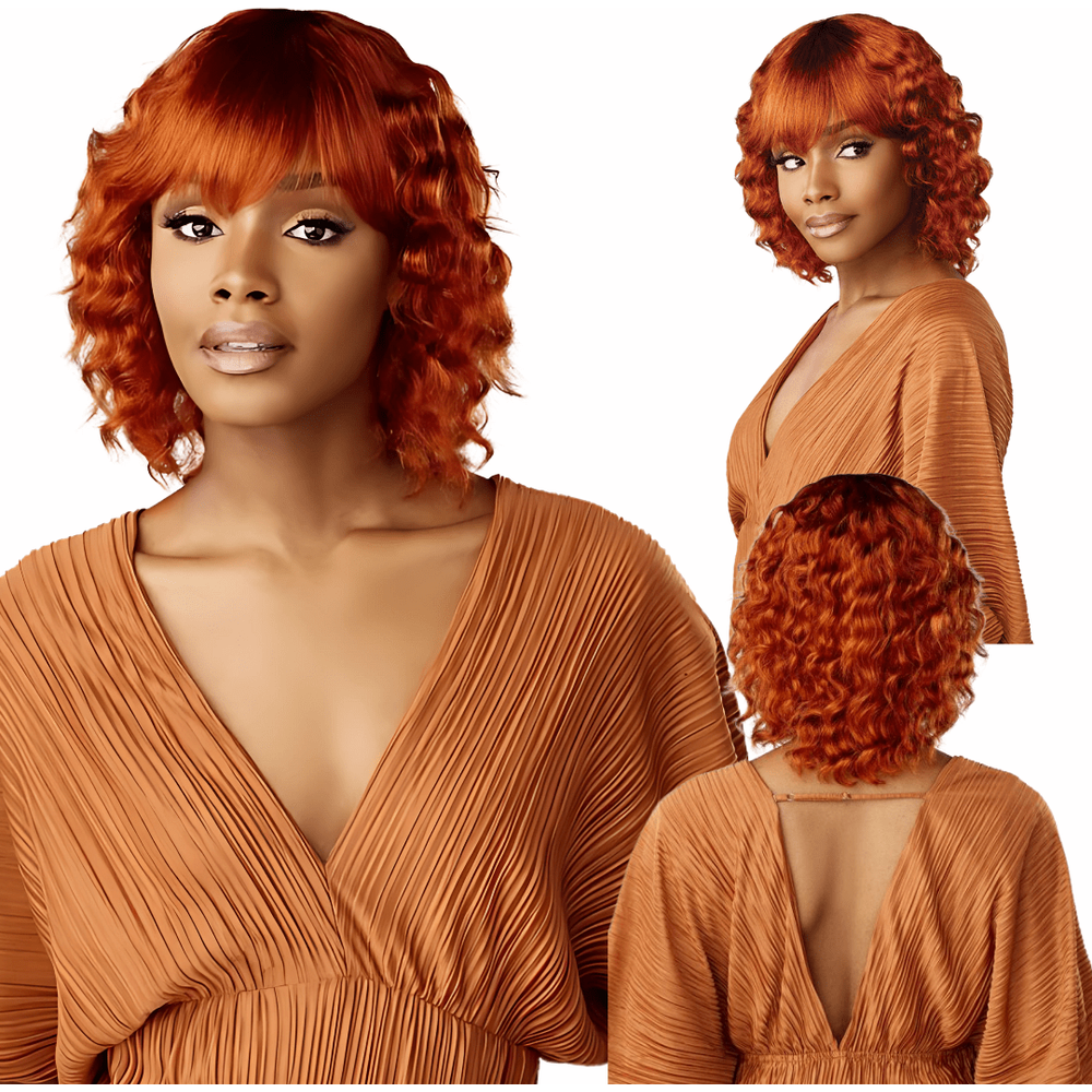 Sensationnel Empire Bob Collection 100% Human Hair Full Wig - Wavy Cut 12" - Beauty Exchange Beauty Supply