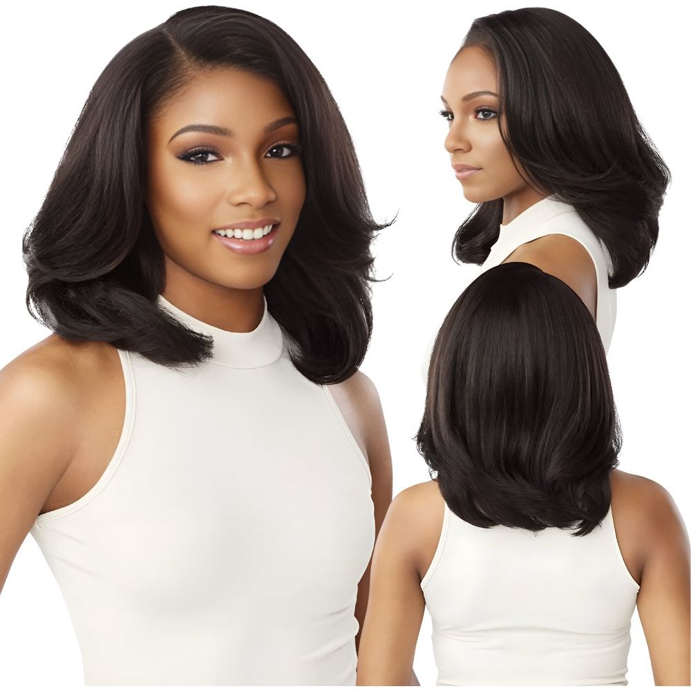 Sensationnel Kinky Edges 13x6 Synthetic HD Lace Front Wig - Kinky Blow Out 14" - Beauty Exchange Beauty Supply