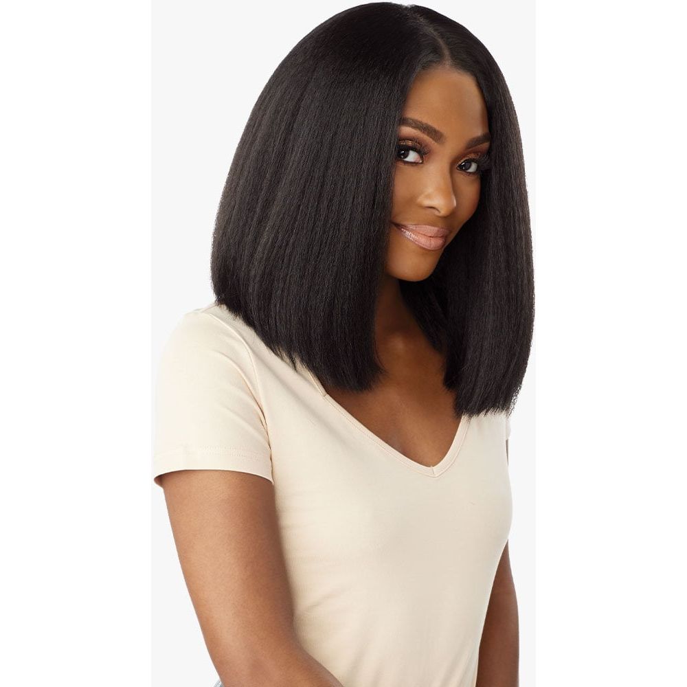 Sensationnel Kinky Edges 13x6 Synthetic HD Lace Front Wig - Kinky Bob 14" - Beauty Exchange Beauty Supply