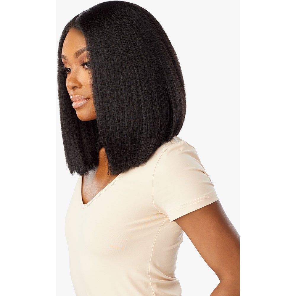 Sensationnel Kinky Edges 13x6 Synthetic HD Lace Front Wig - Kinky Bob 14" - Beauty Exchange Beauty Supply