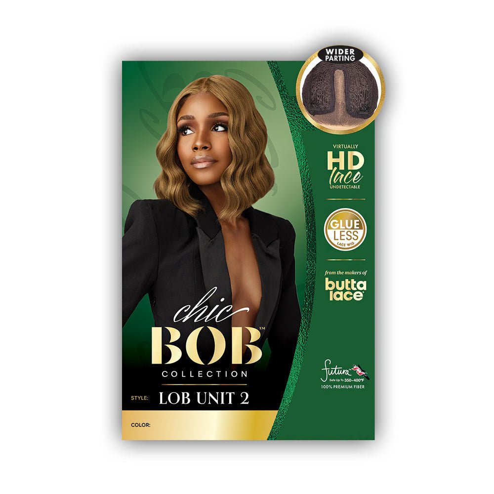 Sensationnel Synthetic Hair Butta Chic Bob Glueless HD Lace Front Wig - LOB Unit 2 - Beauty Exchange Beauty Supply