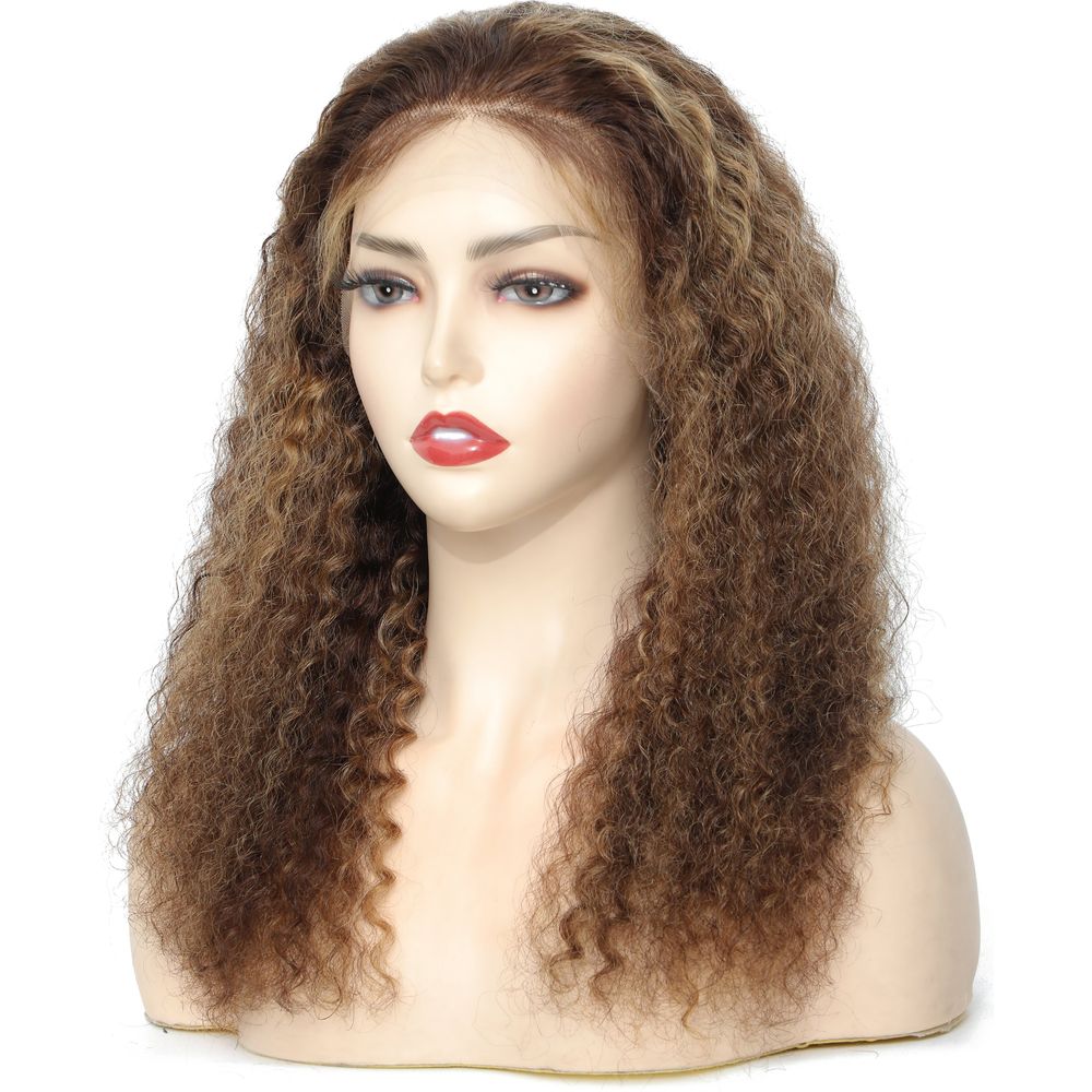 B & B Gold 100% Brazilian Human Hair 13x4 Lace Front Wig - Piano T4/27/30 - Beauty Exchange Beauty Supply