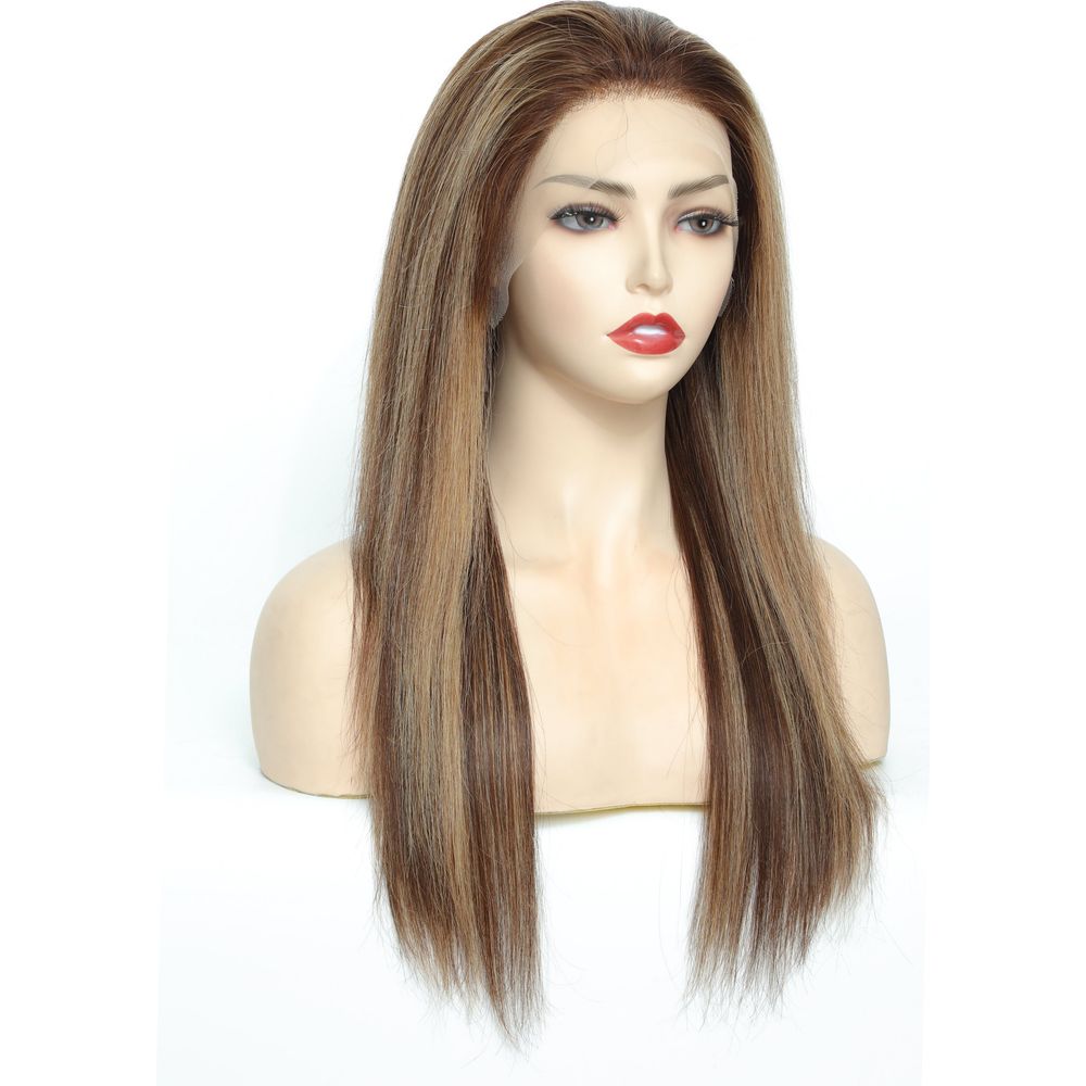 B & B Gold 100% Brazilian Human Hair 13x4 Lace Front Wig - Piano T4/27/30 - Beauty Exchange Beauty Supply