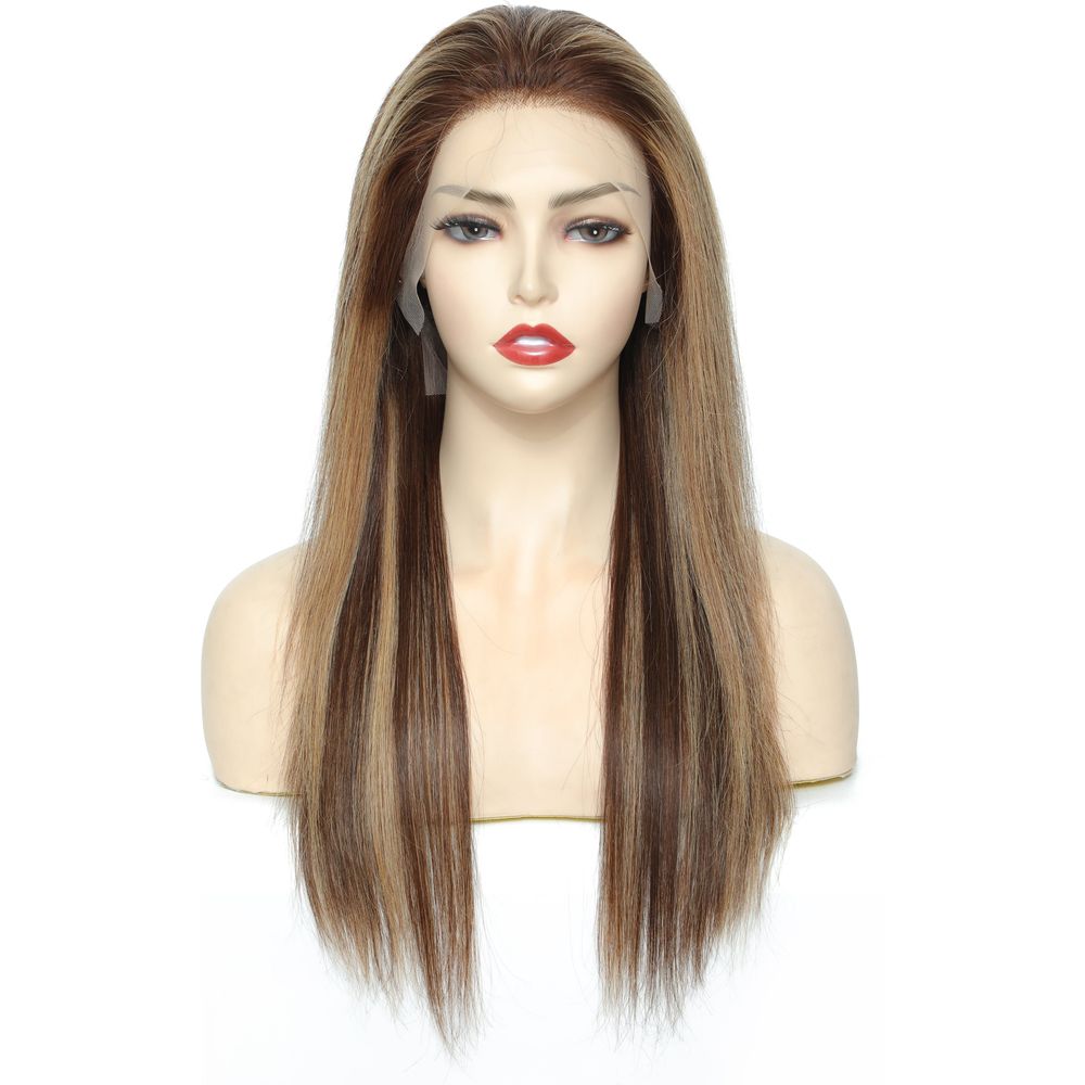 B & B Gold 100% Brazilian Human Hair 13x4 Lace Front Wig - Piano T4/27/30 - Beauty Exchange Beauty Supply