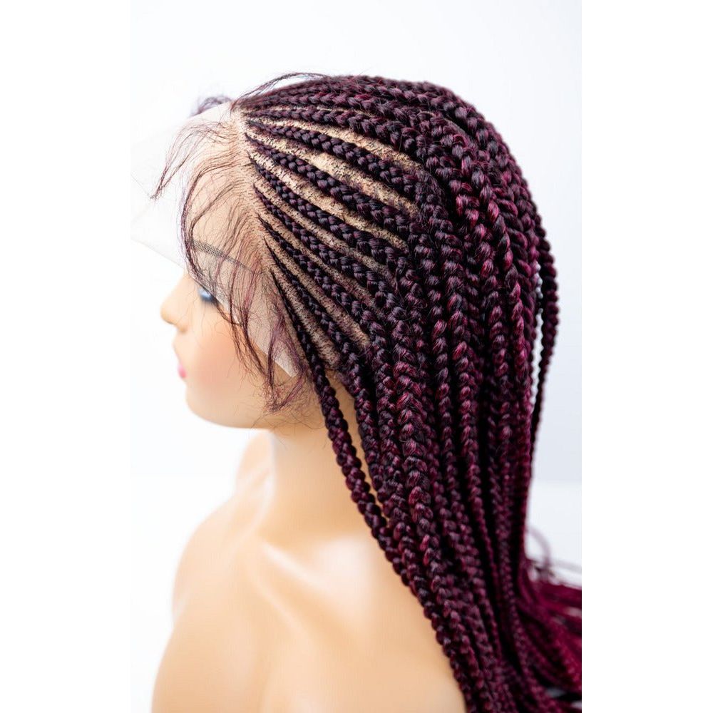 Braided wig, Knotless braids, Full Lace wig by duveehairs - Wigs