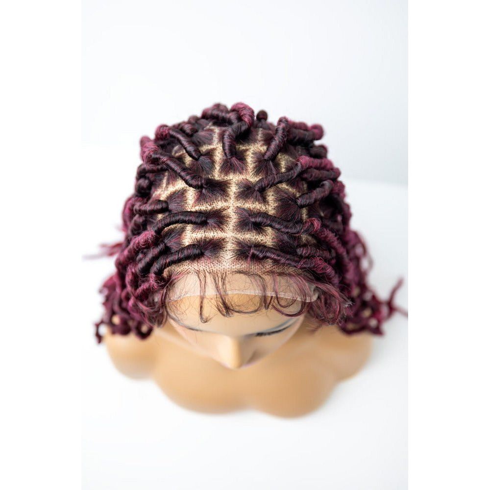 B & B Knotless Synthetic 100% Full HD Lace Wig - Knotless Loc 24"