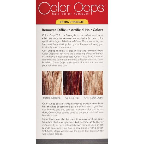 Color Oops Extra Strength Hair Color Remover Kit - Beauty Exchange Beauty Supply
