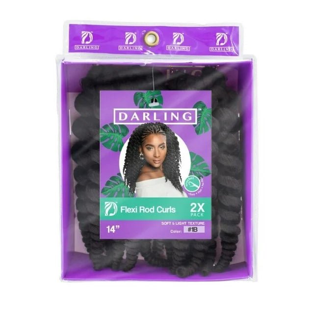 Darling Crochet Flexi Rod Curls 2X Pack - Beauty Exchange Beauty Supply